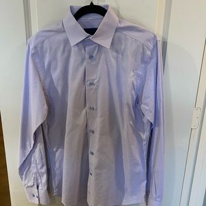 David Donahue Men’s Dress Shirt Purple
